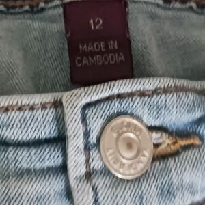 Denim Capri Shorts